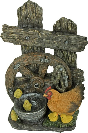 Garden Pleasure Gartenbrunnen HELIOS Quellsteine aus Polyresin in bunt, B/T/H: 60,5 x 40,0 x 30,0 cm