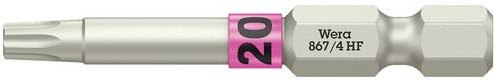 Wera Torx-Bit TX 20 mit Haltefunktion, Farbe: Silber - Bild 1