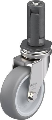 Blickle Edelstahl-Apparate-Lenkrolle LRXA-TPA 75G-EXR03 in Silber, Rad-Durchmesser: 75 mm, Tragfähigkeit: 75 kg - Bild 1
