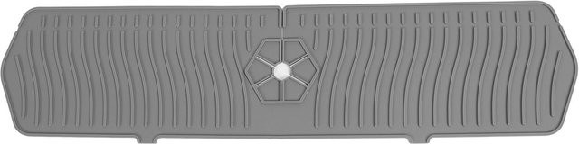 Koogeelife Silikon Spülbecken Spritzschutz Wasserfänger Pads, grau, rechteckig - Bild 1