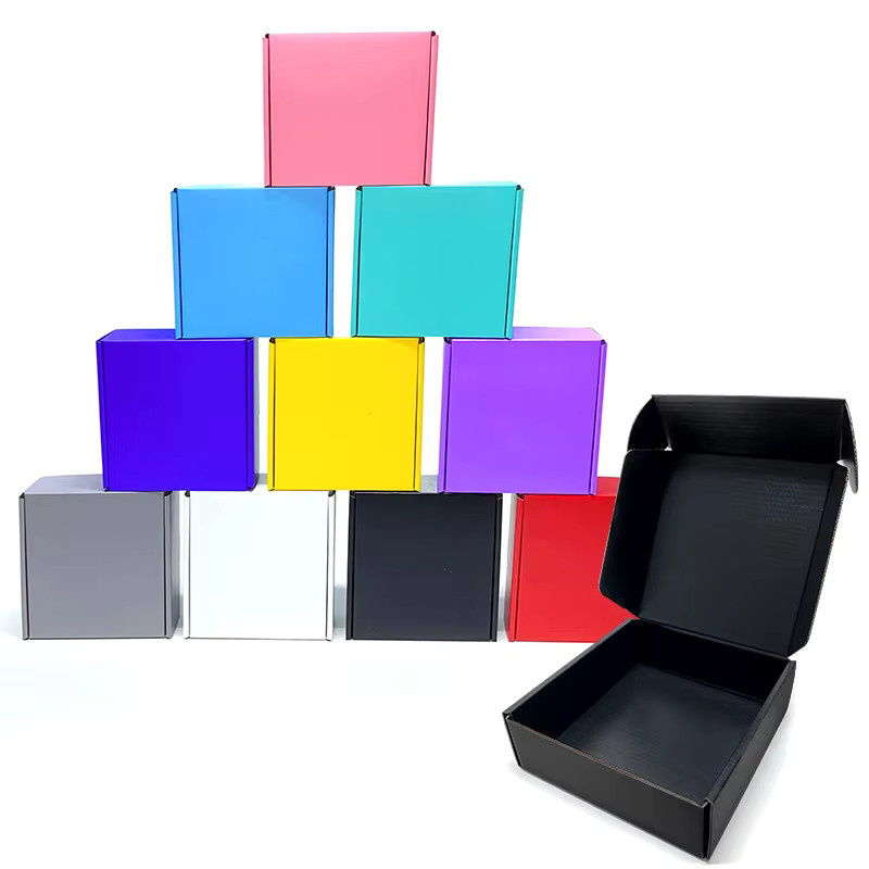 Faltbare Geschenkbox aus Papier in Grau mit individuellem Logo für Hochzeiten, Partys oder als Kosmetik- und Kleidungsbox - Bild 4