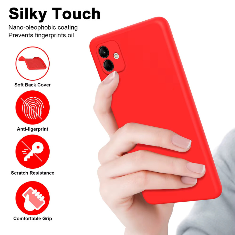 Flüssigsilikonhülle für Samsung Galaxy A-Serie in Purple oder Red - Bild 3