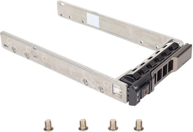 Universeller 2,5 Zoll Festplattenrahmen für Dell PowerEdge T310 R410 R510, kompatibel mit SAS und SATA, Farbe: Weiß - Bild 1
