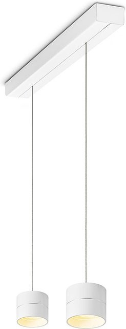 Oligo Tudor S LED-Pendelleuchte 2-flammig Weiß matt mit Tunable White und unsichtbarer Höhenverstellung - Bild 1