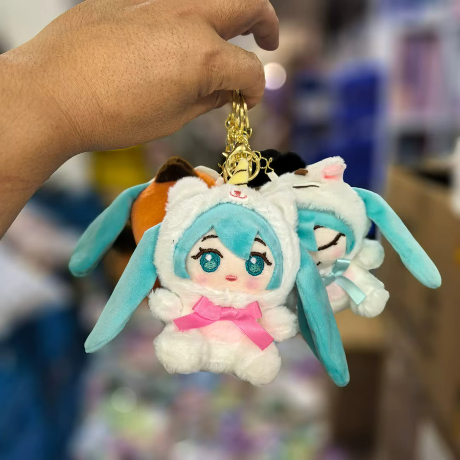 Kayou Hatsune Miku Chokkorisan Plüsch-Schlüsselanhänger-Serie, Plüsch / Textil, Bunt / Mehrfarbig - Bild 3