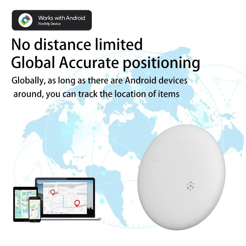 leapii Smart Tracker für Android kompatibel mit Google Find My mit Magnethalterung und Schutzhülle, wasserdicht und stoßfest, Schwarz oder Blau - Bild 3