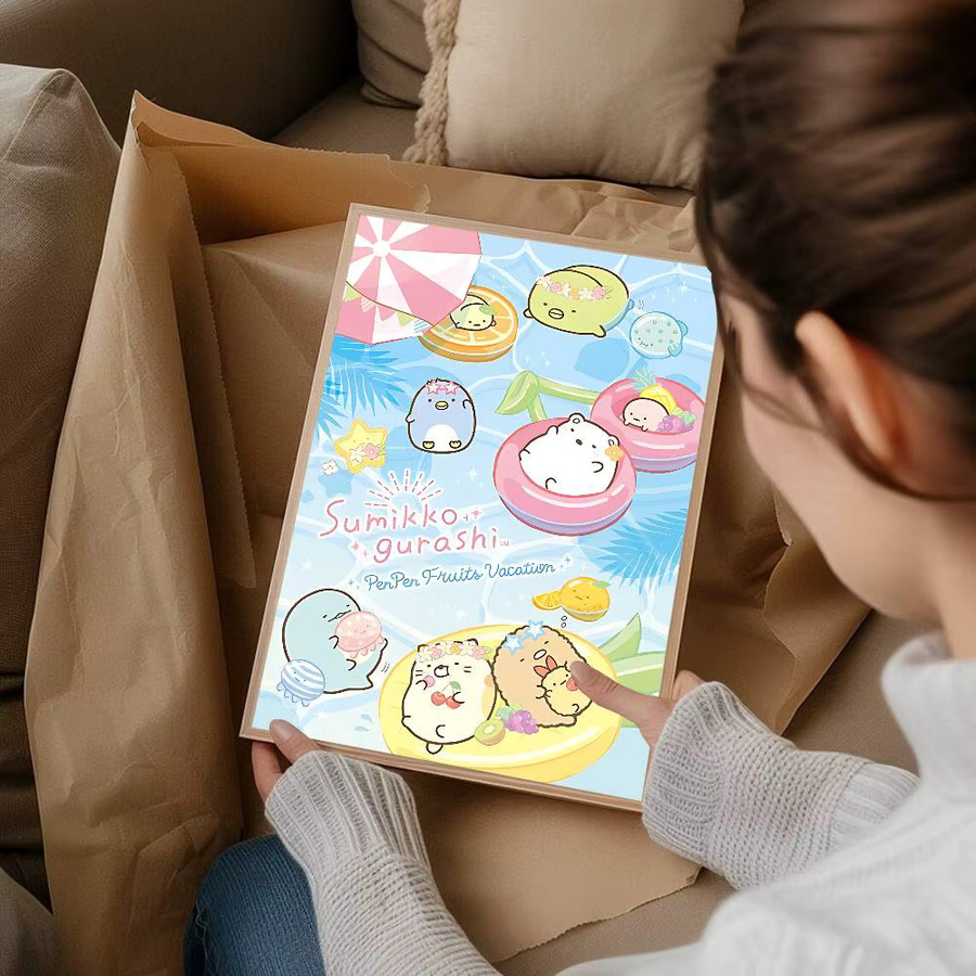 Sumikko Gurashi Vintage Poster von Potdemiel in Multicolor für deine Wohnkultur - Bild 4