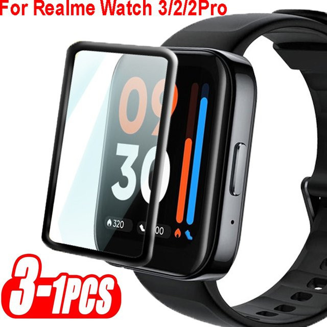 Realme Displayschutzfolie, Silikon, Schwarz, Unisex - Bild 1