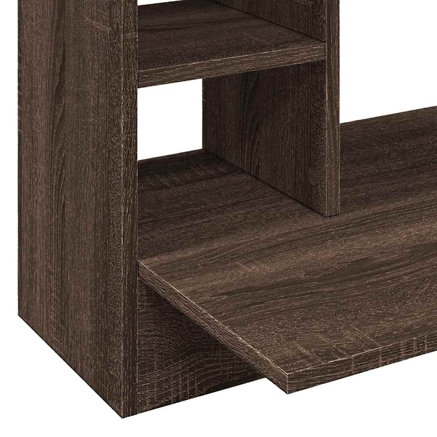 vidaXL Wand-Schreibtisch in Eiche Braun, B/T/H: 105 x 48 x 75 cm - Bild 5