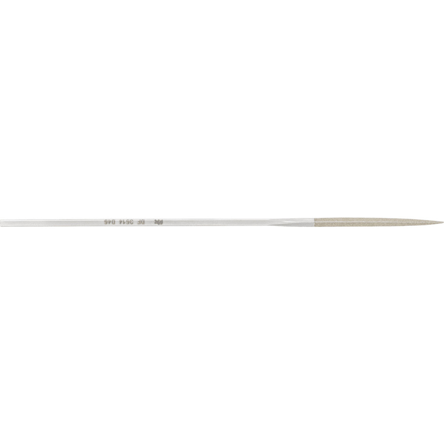PFERD Diamant-Hemmungsfeile dreikant silber D46 fein für kleine Geometrien harter Werkstoffe Länge: 140 mm - Bild 2