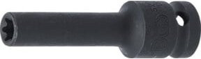 BGS Kraft-Steckschlüssel-Einsatz E-Profil tief, Antrieb 1/2 Zoll, SW E10 mm, schwarz - Bild 1