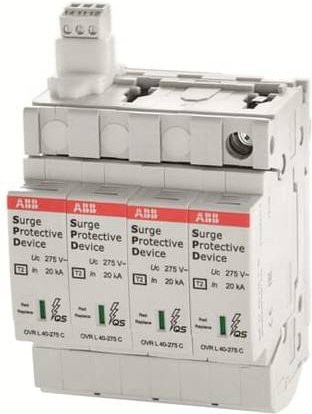 ABB OVR404 3N 40-275 P Überspannungsableiter, Grau - Bild 1