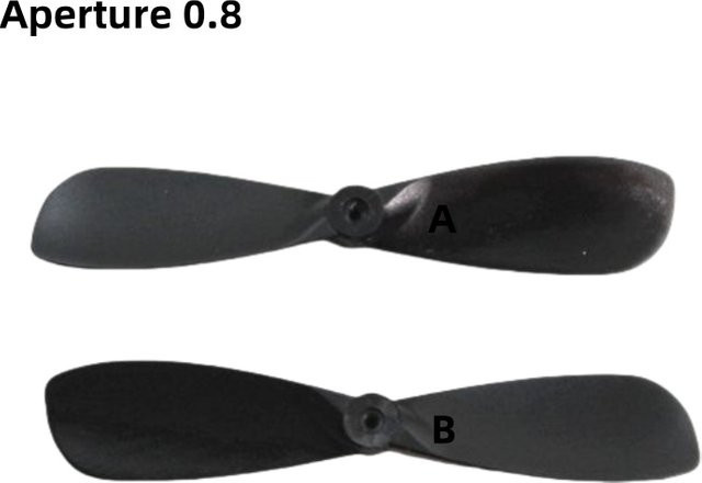 KePaQi RC-Flugzeug-Propellerblätter, 20 Stück, 46 mm, vorwärts und rückwärts - Bild 1