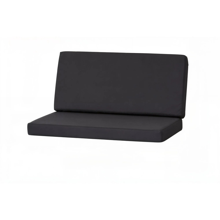 Setgarden Flat Polster für 3 Sitzer Hollywoodschaukel mit abnehmbarem und waschbarem Bezug, Schwarz, B/T/H: 180 x 50 x 50 cm - Bild 2