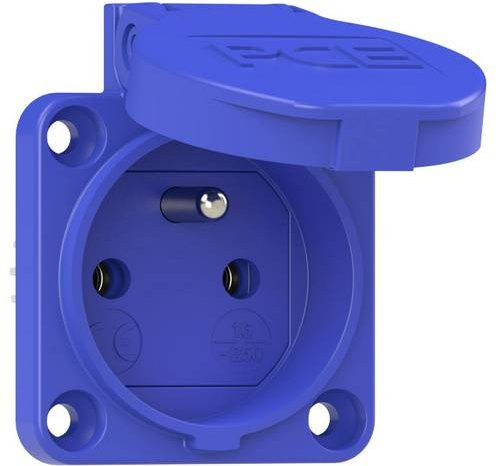 PC Electric Schutzkontakt-Steckdose 108-0b IP54 Blau - Bild 1