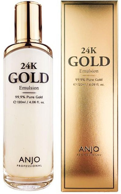 ANJO 24K Gold Emulsion, 120 ml, mit Kollagen, Normale Haut - Bild 1