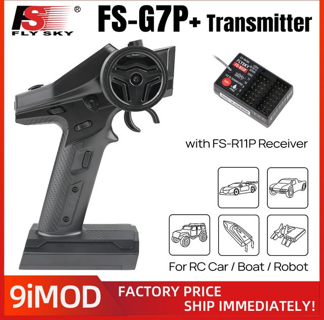 Flysky FS-G7P+ 10-Kanal RC-Sender, Set - Bild 1