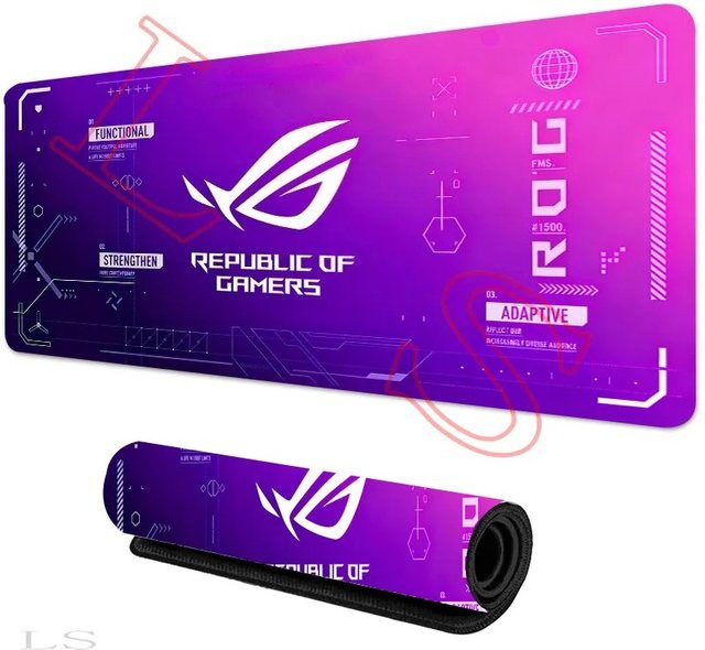 Große Gaming-Mauspad Schreibtischunterlage XXL in Multicolour B/T: 90 cm x 40 cm - Bild 1