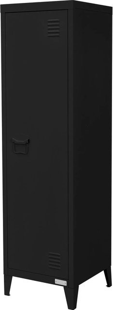 ML-Design Aktenschrank aus Stahl in Schwarz Matt, Freistehend, B/T/H: 38 x 38 x 137,5 cm - Bild 1