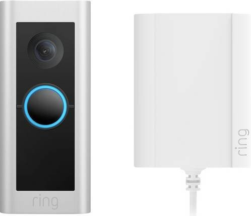 Ring Video Doorbell Pro 2 IP-Video-Türsprechanlage mit WLAN, Außeneinheit, Nickel matt - Bild 1