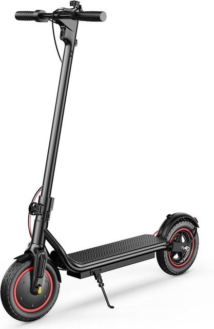 iScooter W6 Elektroroller für Erwachsene in Schwarz mit 500W Motor, 10 Zoll Luftreifen und 36V 7.8Ah Akku, faltbarer E-Scooter - Bild 1