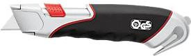 Wedo Cutter Safety Super mit integriertem Folienschneider und Rundmesser in Schwarz-Silber - Bild 1