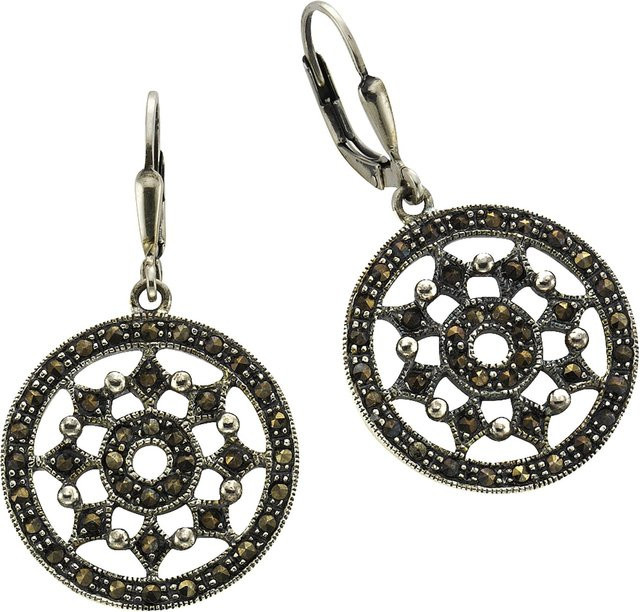 Zeeme Gemstones Ohrringe, 925 Silber, Markasit, Damen - Bild 1