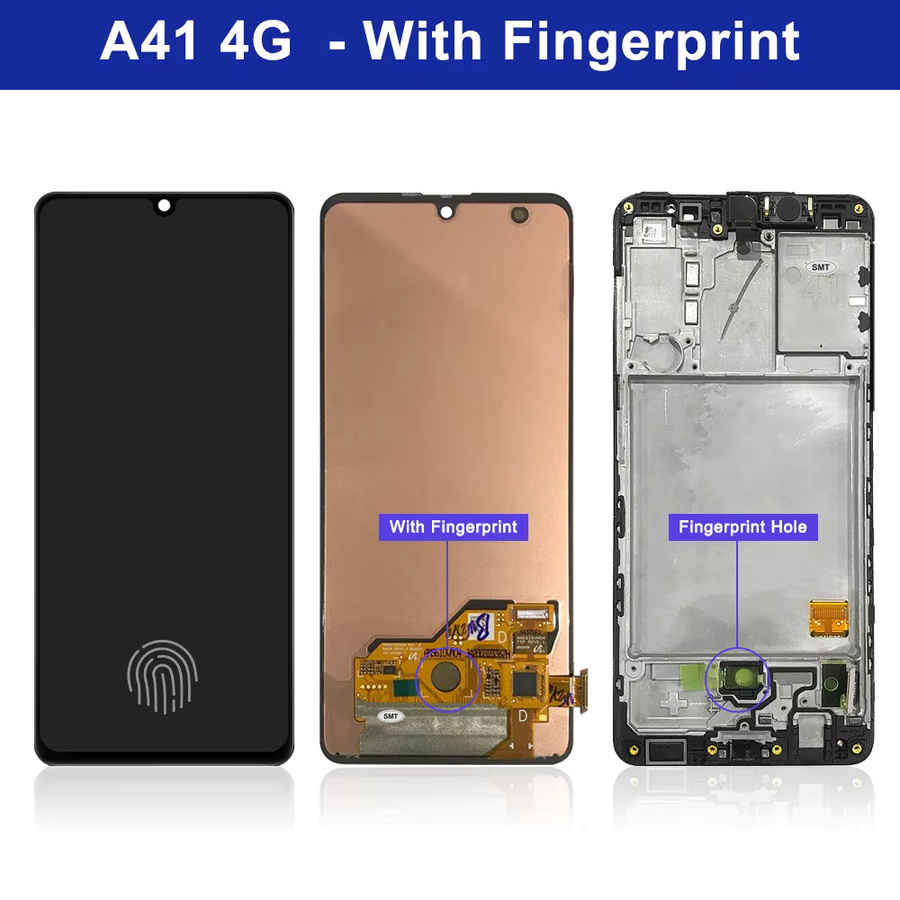 Samsung A41 A415 Display Touchscreen Digitizer Montage Ersatzteil LCD in Schwarz für SM-A415F und SM-A415F/DS - Bild 3