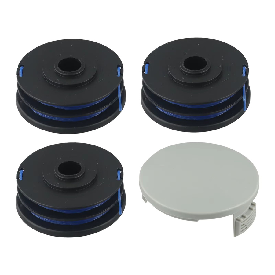 Vibratite Ersatz Spulenabdeckung für Rasentrimmer RLT4027 RLT4125 RLT5027 RLT5127 RLT6030 RLT6130 in Schwarz, 4er oder 8er Set - Bild 4