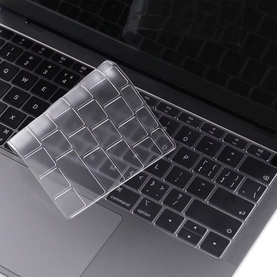 SDYIGOE Ultradünne TPU-Tastaturabdeckung für Apple Laptop Pro und Air, Farbe: transparent - Bild 3