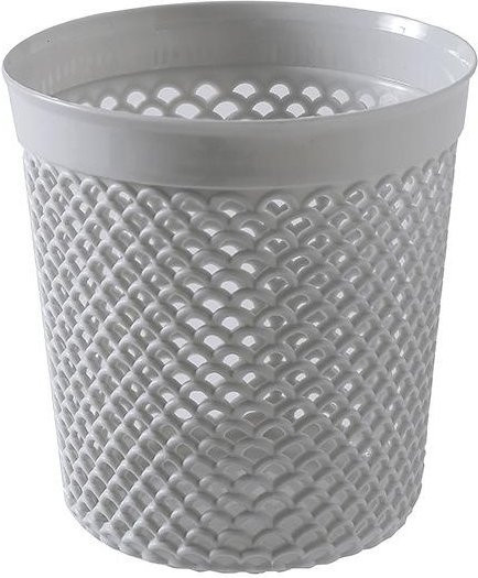 NATAWA Stiftehalter und Make-up-Organizer aus Kunststoff in Grau und Weiß - Bild 1