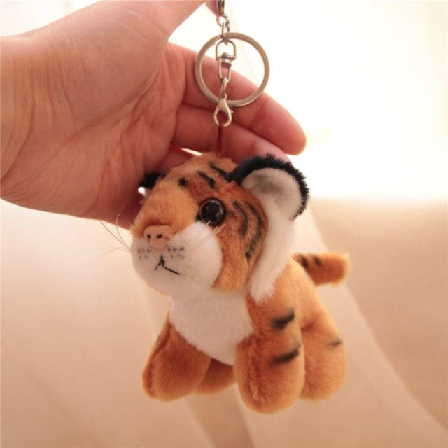 Plüschschlüsselanhänger Tiger, Kinder - Bild 1