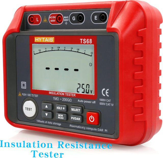 HYTAIS Isolationswiderstandstester TS68 Hochpräzises digitales Megohmmeter 500 V 2500 V Intelligentes Handwiderstandsmessgerät - Bild 1