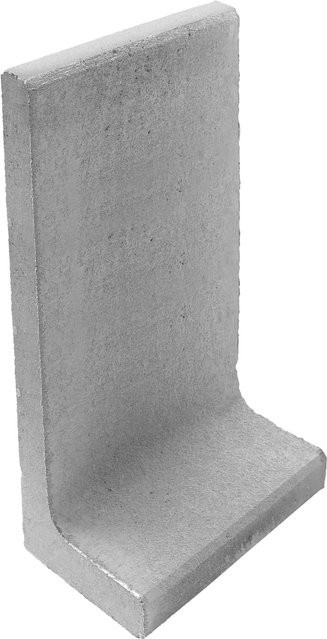 Diephaus L-Stein Unbewehrt Grau B: 100 cm, H: 50 cm, T: 40 cm, S: 7 cm - Bild 1