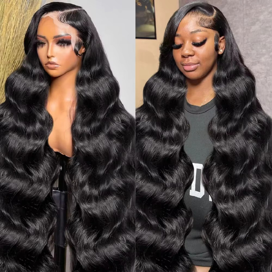 Body Wave Lace Frontal Echthaarperücke, 30-40 Zoll, Brasilianisch, Damen - Bild 6