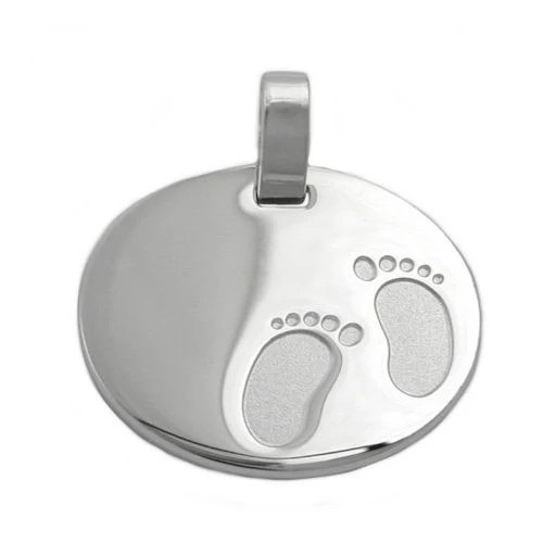 Colfem Anhänger Füße, 925 Silber, glänzend-matt, Unisex - Bild 1