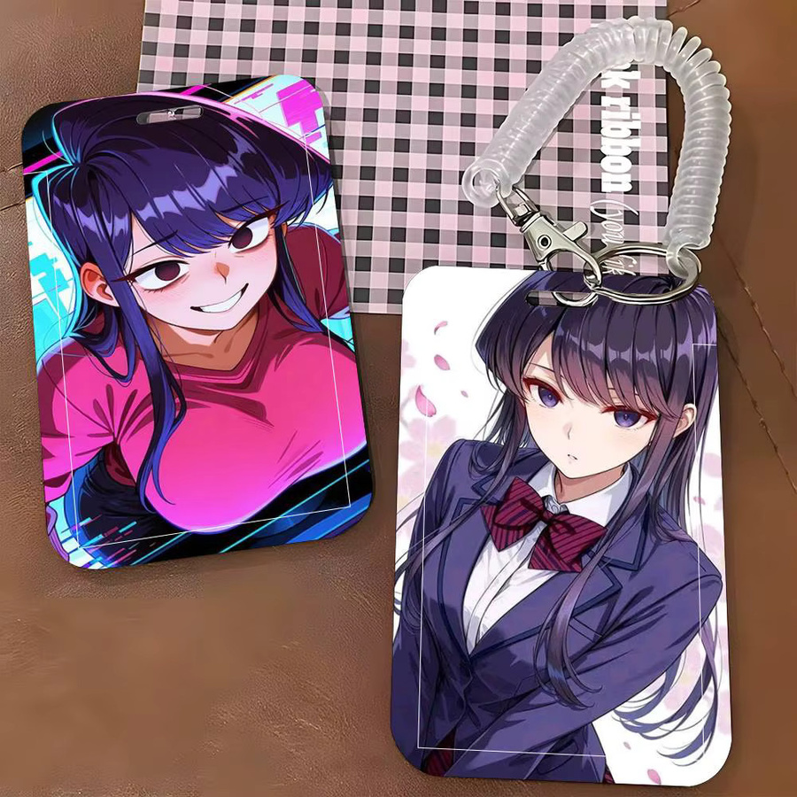 Komi Shouko Ausweishülle aus Kunststoff für Schulkarten, Buskarten und Zugangskarten in Multicolor - Bild 2