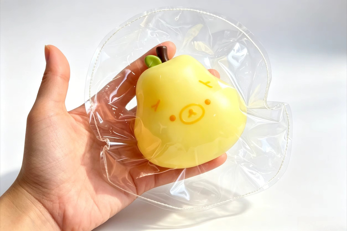 Rilakkuma Birnen-Squishy-Spielzeug, dehnbares TPR-Quetschspielzeug - Bild 3