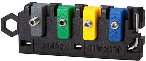Jokari Locator Box für Abisolierzangen Allrounder und UNI PLUS passend für Rundkabel mit einem Außendurchmesser von 4,0 - 11,9 mm in Schwarz und Multicolour - Bild 1