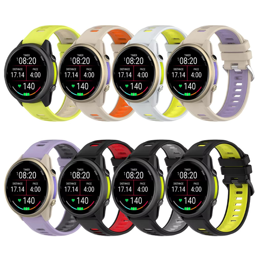 Garmin Uhrenarmband Silikon, Schwarz, Multicolor - Bild 4