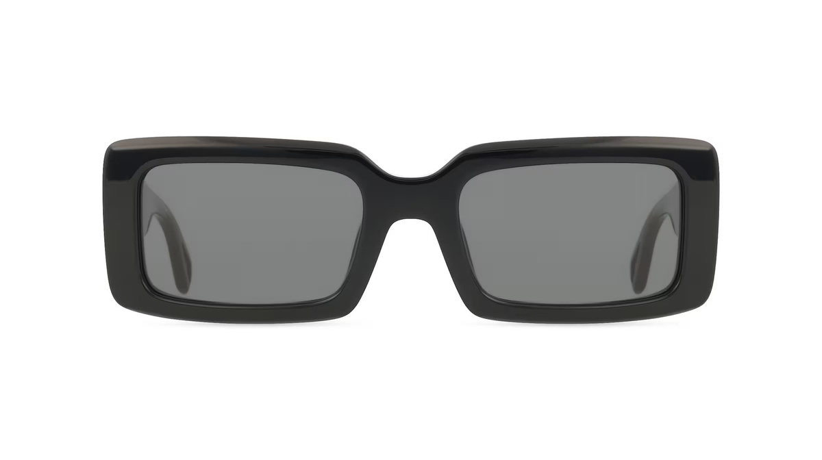Zadig & Voltaire SZV462 Sonnenbrille, Vollrand, quadratisch, Kunststoff, Unisex, schwarz, grau - Bild 1