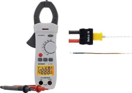 Voltcraft VC-519 Digitale Stromzange CAT III 600V in Grau mit 2000 Counts - Bild 1