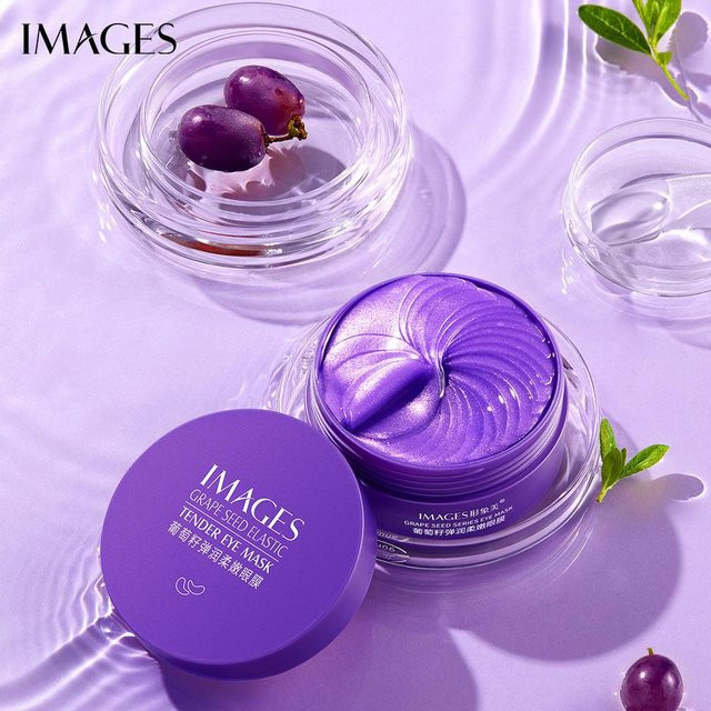 Bilder Augenmaske mit Traubenkernextrakt, 60 Stück, Violett, Unisex - Bild 1