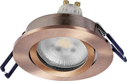 Osram LED-Deckenstrahler GU10 Bronze Modern Rund mit warmweißem Licht und dimmbarer Leuchtmittel-Option - Bild 1