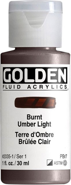 Golden Fluid Acrylfarbe Umbra gebrannt - Bild 1