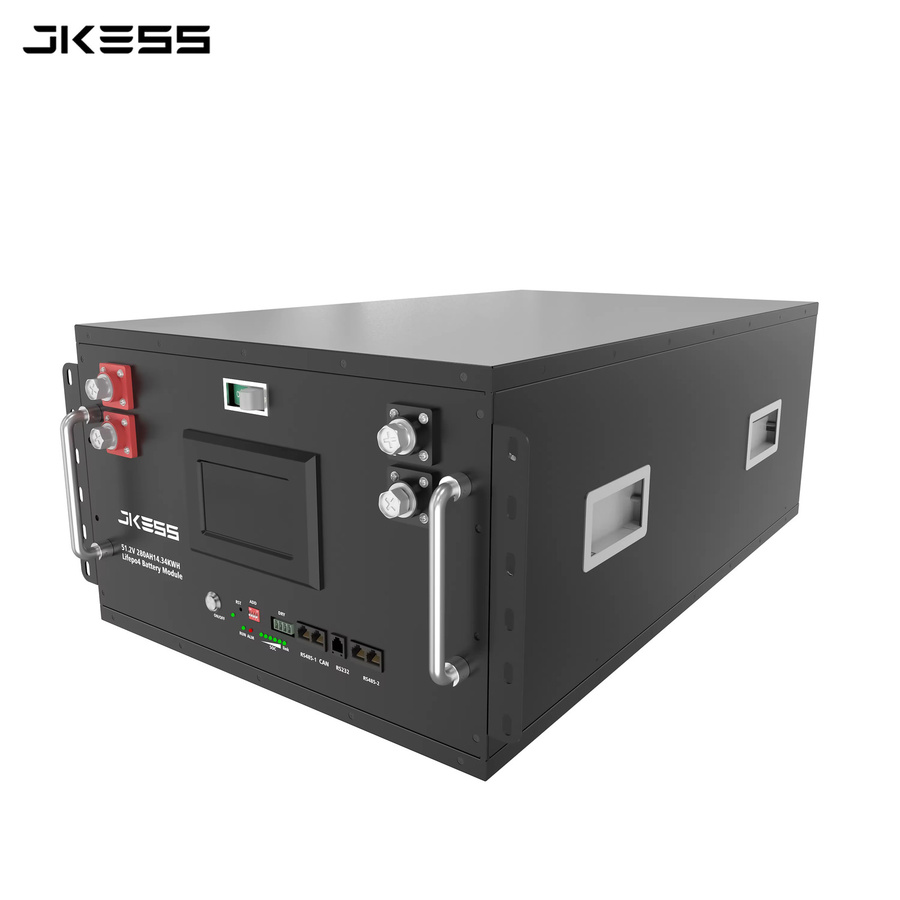 JKESS DIY BOX JK Wechselrichter BMS PB2A16S20P V19 mit 4.3 LCD 16S 48V 15KWH LiFePO4 Batteriebox für EVE CATL 280 310AH Solar-Heimenergiesystem in Schwarz und Multicolour - Bild 3