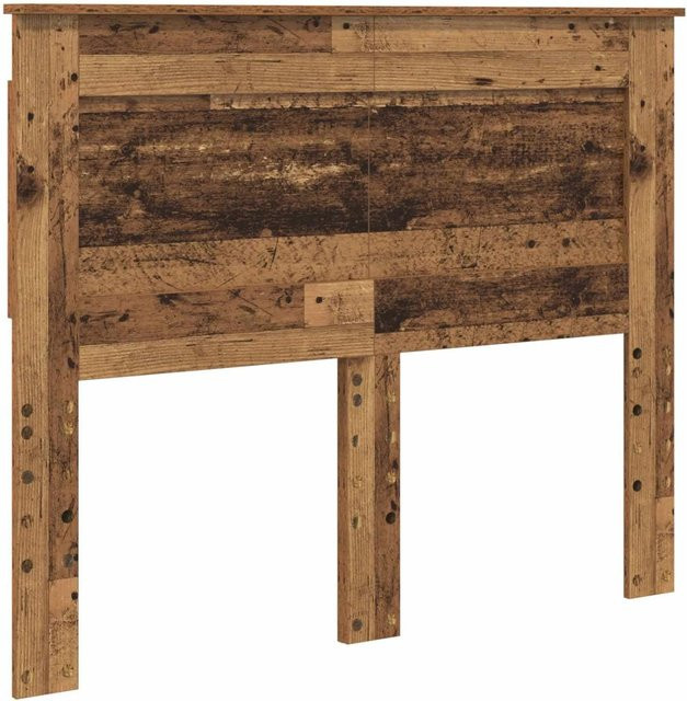 vidaXL Kopfteil aus Holzwerkstoff in Altholz-Optik, Breite: 135 cm, Farbe: Braun - Bild 1