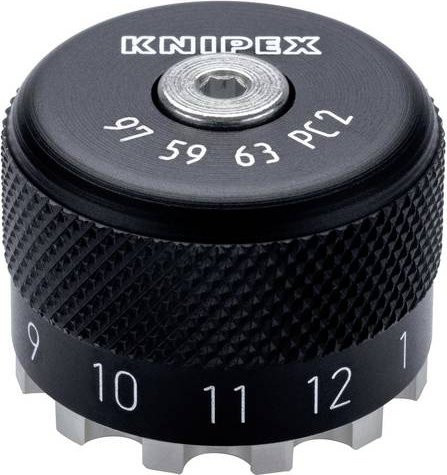 Knipex 97 59 63 PC2 Kontaktaufnahme für gedrehte Kontakte in Schwarz, 0.08 bis 2.5mm² - Bild 1