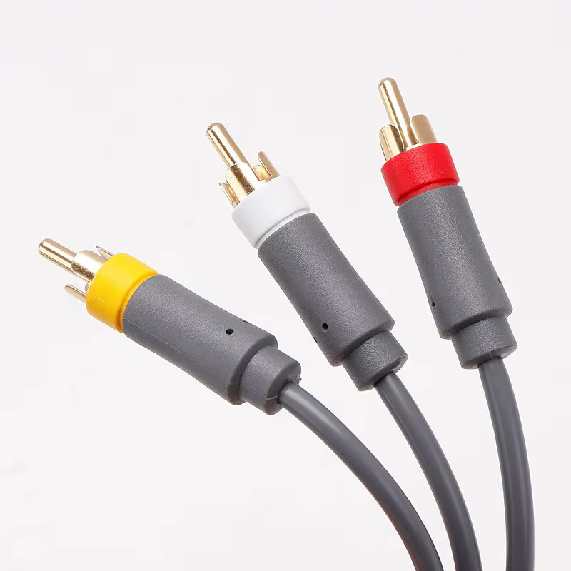 Microsoft Xbox 360 AV-Kabel für die Spielkonsole, grau, Länge: 1,8 m - Bild 3