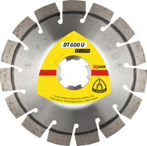 Klingspor DT 600 U Diamanttrennscheibe X-LOCK Universal, Durchmesser: 125 mm, Breite: 2,4 mm, Bohrung: 22,23 mm - Bild 1